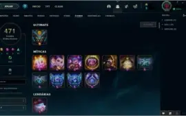 Conta lol 2013 292 skins Plat II Full Dados