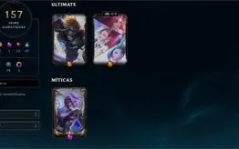 VENDO CONTA DE LOL PLATINA COM WIN RATE ALTO E VARIAS SKINS