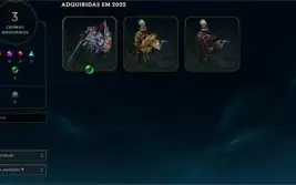 VENDO CONTA DE LOL PLATINA COM WIN RATE ALTO E VARIAS SKINS