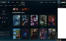 Conta LOL - Nível 30 - Unranked - 71 Campeões e 17 Skins.