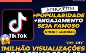 [Promoção] 1MILHÃO Visualizações TIKTOK por apenas R$24,99