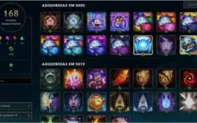 Conta LOL Full Champ 298 skins