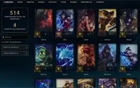 Vendo conta mestre com mais de 280 skins e com pax sivir