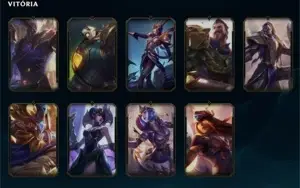 Vendo conta mestre com mais de 280 skins e com pax sivir