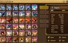 Conta summoners war 78 6* e 22 nat5
