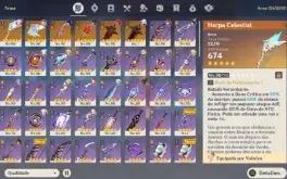 Genshin Impact AR59 Ayaka, Zhong, Shogun, Hutao etc + armas.