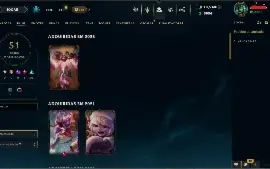 Conta league of legends com 18,5mil rp + muitas skins