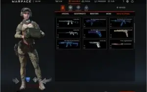 Warface conta top, destaque para m16 gold