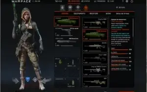 Warface conta top, destaque para m16 gold
