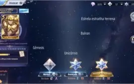 SAINT SEIYA AWAKENING - COM GEMAS AVANÇADAS E LIVROS