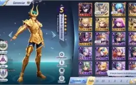 SAINT SEIYA AWAKENING - COM GEMAS AVANÇADAS E LIVROS