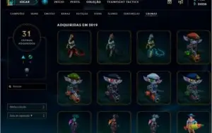 LVL 390 + 47 SKINS + PASSE DO MUNDIAL