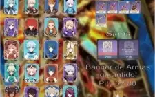 Conta late game AR57 Zhongli, Xiao, Eula 120 dias de bênção