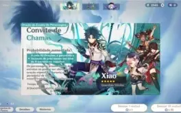 Conta Ar39 - Xiao/Diluc/Qiqi/Bennet + 2545 Gemas