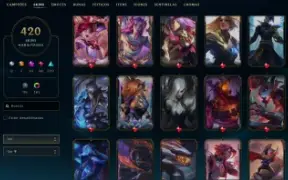 Conta De Lol Com 420 Skins + Valorant Com Skins De Armas