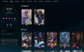 Conta De Lol Com 420 Skins + Valorant Com Skins De Armas