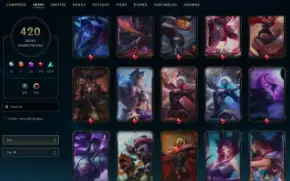 Conta De Lol Com 420 Skins + Valorant Com Skins De Armas