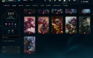 Conta Lol criada em 2014, elo atual mestre, main suporte