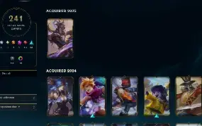 Conta Lol 241 skins habilitadas