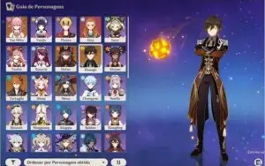 ✨Hutao+baculo de homa, Yae miko, Childe, Zhongli, Mona Ar51✨