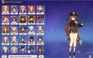 ✨Hutao+baculo de homa, Yae miko, Childe, Zhongli, Mona Ar51✨