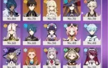✨Hutao+baculo de homa, Yae miko, Childe, Zhongli, Mona Ar51✨