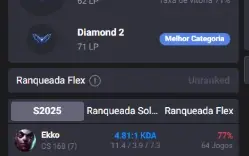 Conta Diamante 2, Ganhando 28/27 E Perdendo 14/15