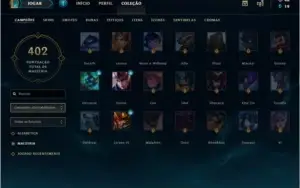 CONTA DE LOL GOLD III / 56 SKINS / 120 CHAMPS / LVL 113