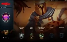 Conta League of Legends Prata IV + Skins