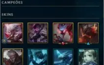 Conta League of Legends Prata IV + Skins