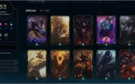Conta League of Legends Prata IV + Skins