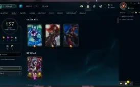 CONTA LOL PLAT 4 S11 / TODOS OS CHAMPS / 137 SKINS