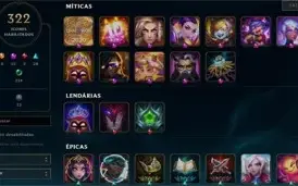 Conta desde 2013 com 500+ skins