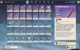 Genshin AR41 DILUC+VENTI+KEQING+ Others 4* Full C