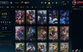 Conta Lol League Of Legends 655 Skins (Todas As Ultimates)