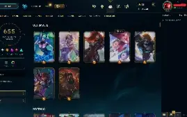 Conta Lol League Of Legends 655 Skins (Todas As Ultimates)