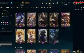 Conta Lol League Of Legends 655 Skins (Todas As Ultimates)