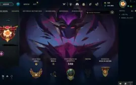 Conta LoL 295 skins todos campeões + faca val.