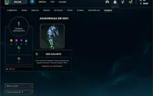 Conta prata 4 com 95 Champs e 37 Skins