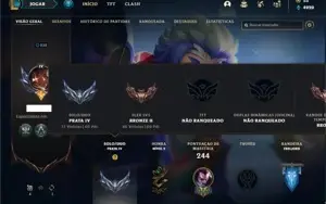 Conta prata 4 com 95 Champs e 37 Skins