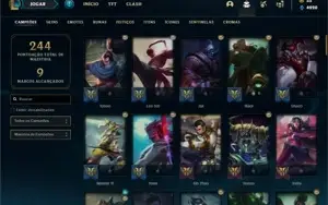 Conta prata 4 com 95 Champs e 37 Skins