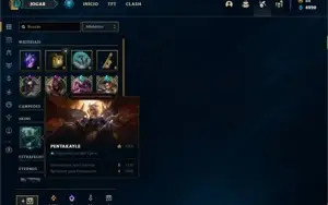 Conta prata 4 com 95 Champs e 37 Skins