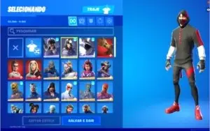 FORTNITE, Conta com picareta minty e Ikonik+ 81 skins