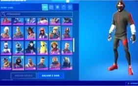 FORTNITE, Conta com picareta minty e Ikonik+ 81 skins