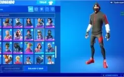 FORTNITE, Conta com picareta minty e Ikonik+ 81 skins