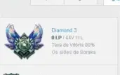 CONTA SMURF DIAMANTE 3 MMR Alto