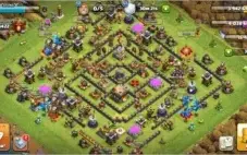 Clash of clans cv 11 full, bem upado