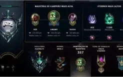 Conta League of Legends - Platina IV - Level 316