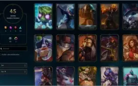 Conta League of Legends - Platina IV - Level 316