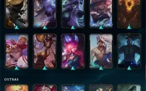 Conta riot LOL E VALORANT com muitas skins